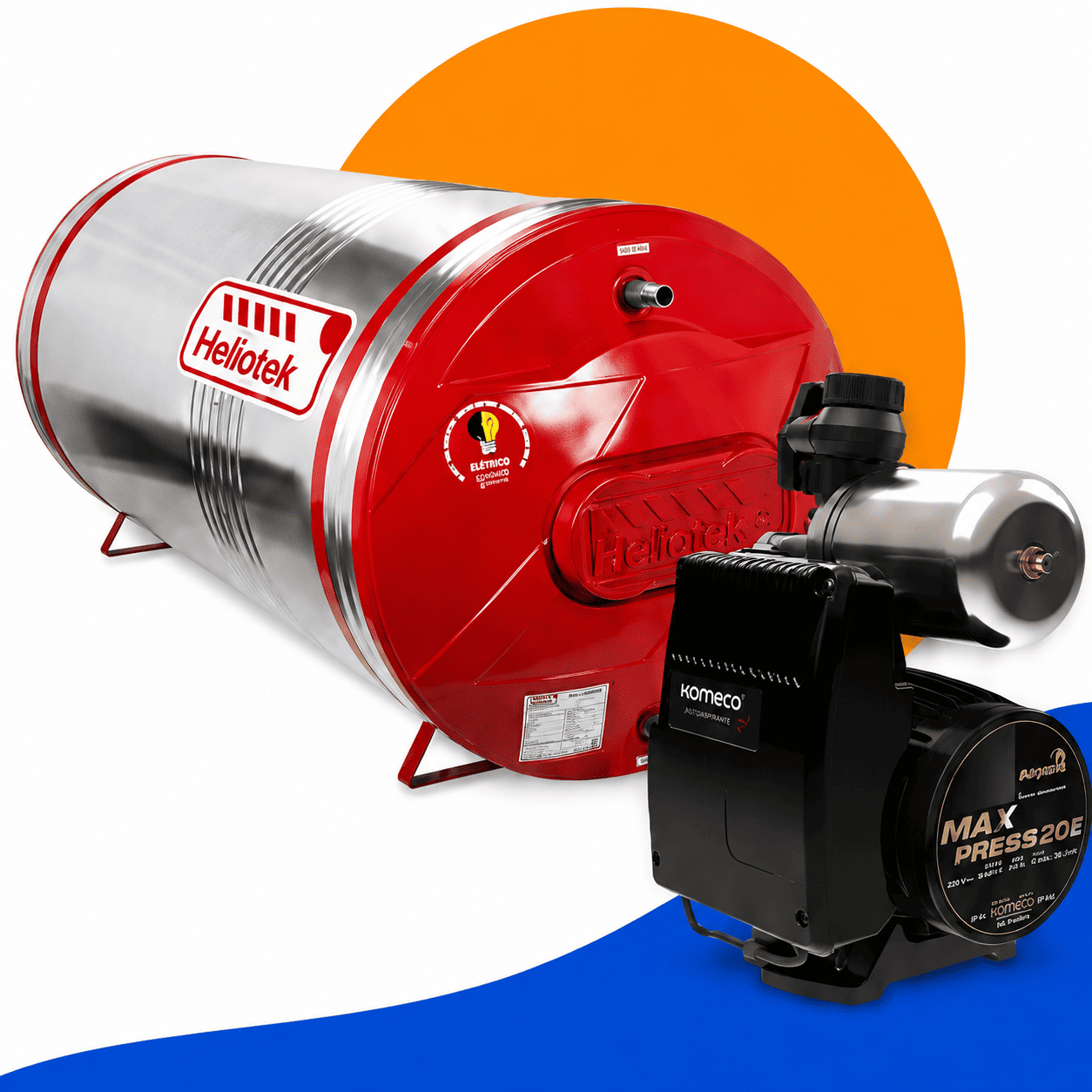 boiler e pressurizador de agua