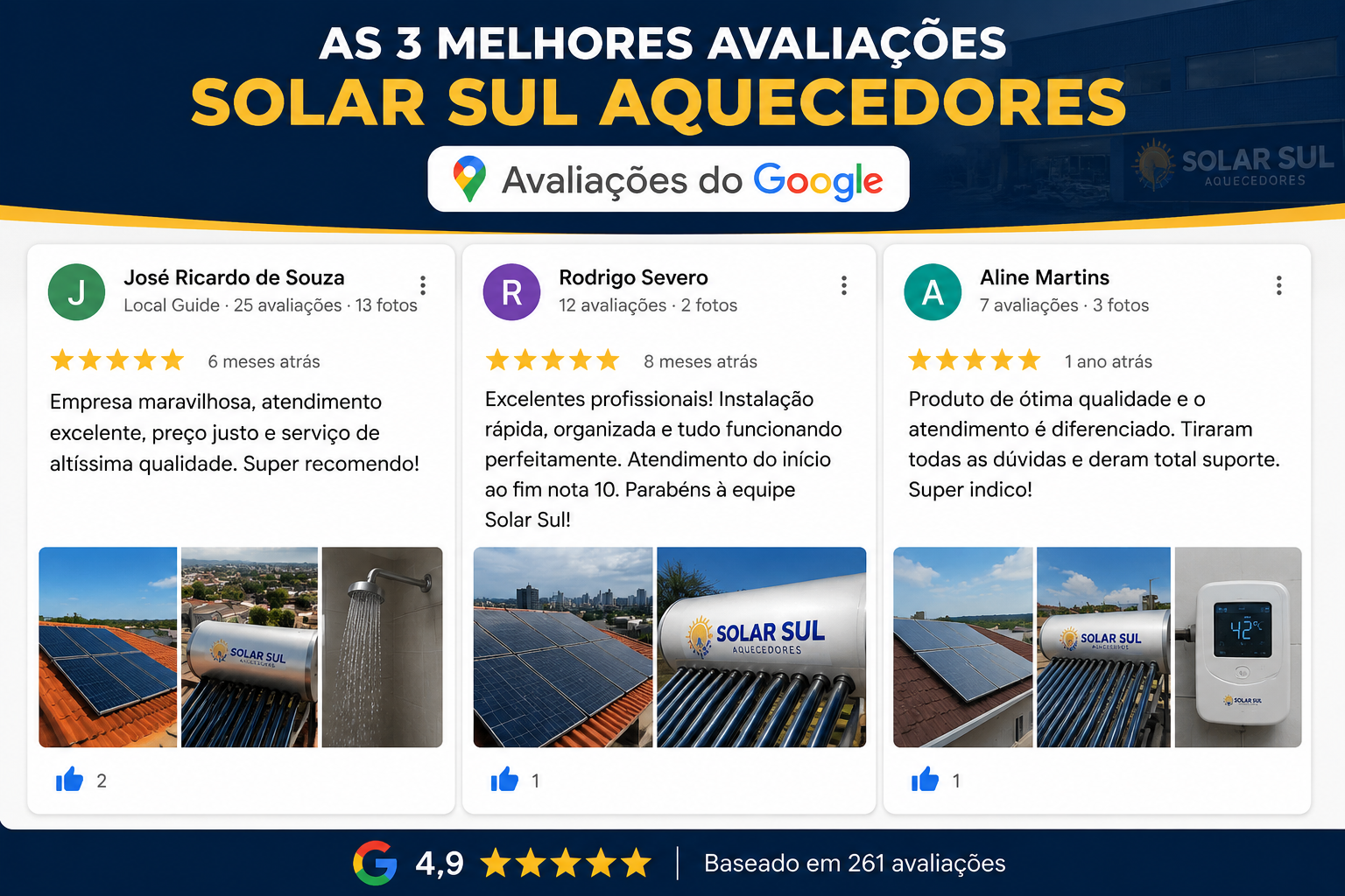 Prints de Avaliações 5 Estrelas